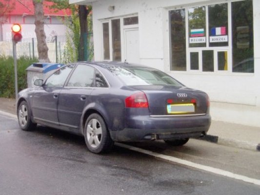 Audi A6 furat din Franţa, descoperit în Vama Veche